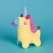 Load image into Gallery viewer, Peluche unicornio amuleto Suerte NOMELLAMO Costa Rica